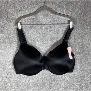 Serenada Full Coverage Underwire Molded Bra Womens Size 50DDD Black NWT‎